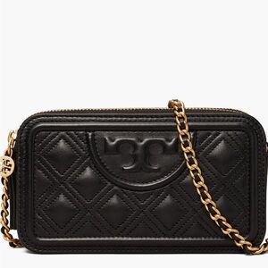 Tory Burch Matte Flemming Double Zip Mini Bag